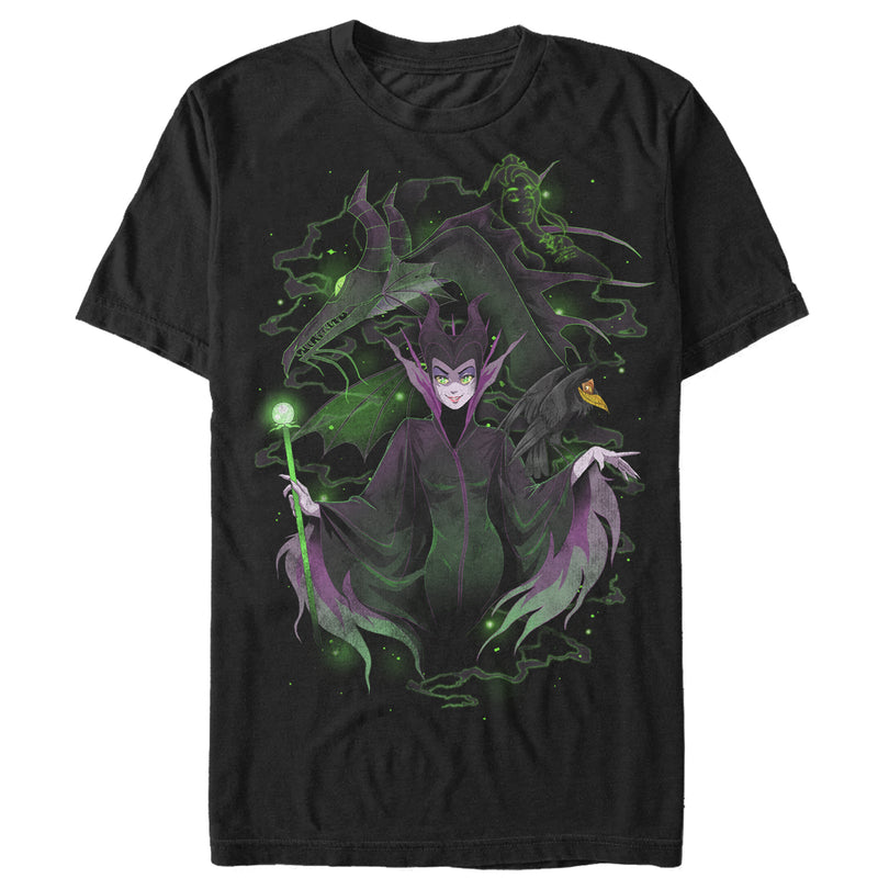 Men's Sleeping Beauty Artistic Maleficent T-Shirt