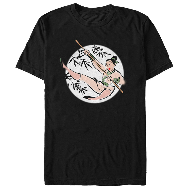 Men's Mulan Warrior Painting T-Shirt