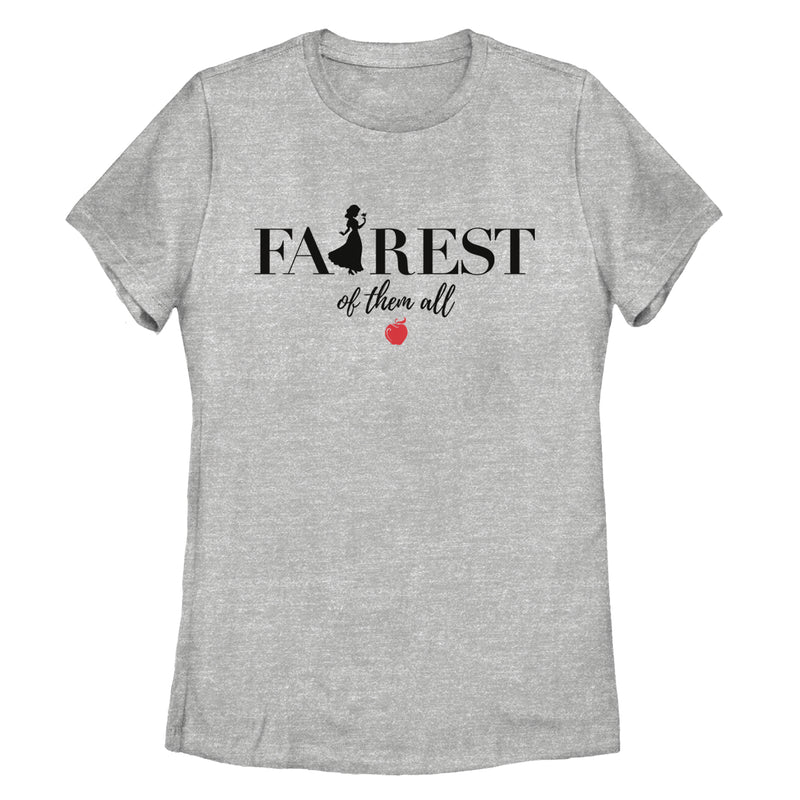 Women's Snow White and the Seven Dwarfs Fairest Silhouette T-Shirt