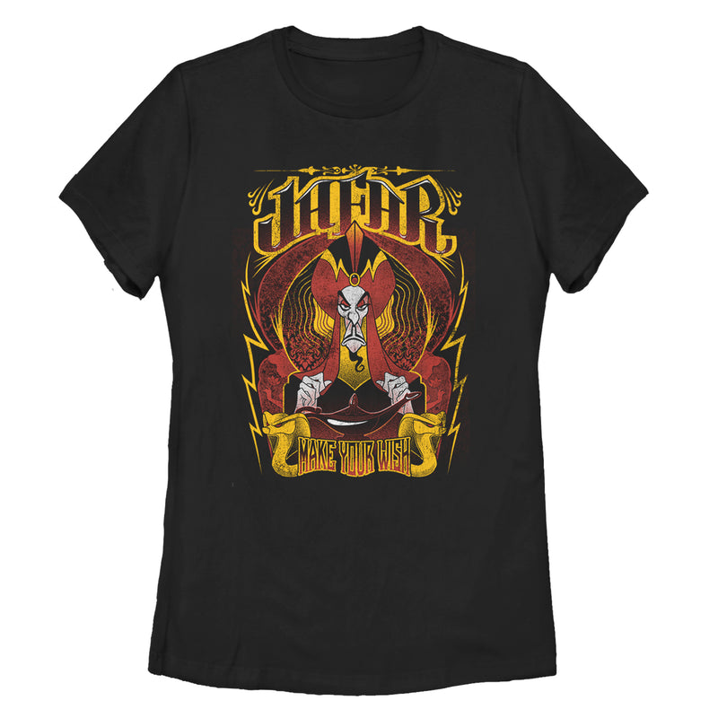 Women's Aladdin Jafar Flame Wish T-Shirt