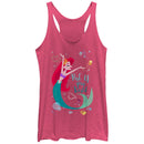 Women's The Little Mermaid Ariel Part of Your World Dance Racerback Tank Top