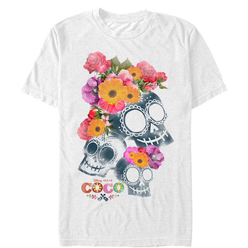 Men's Coco Floral Skeletons T-Shirt
