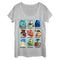 Women's Pixar Character Yearbook Winners Scoop Neck