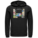 Men's Pixar Character Periodic Table Pull Over Hoodie