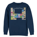 Men's Pixar Character Periodic Table Sweatshirt