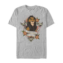 Men's Lion King Scar Surrounded By Idiots Tattoo T-Shirt