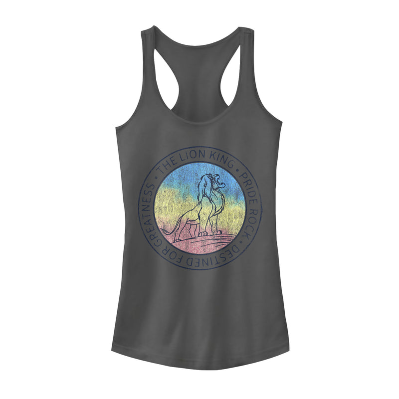 Junior's Lion King Destined for Greatness Racerback Tank Top