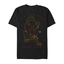 Men's Lion King Artistic Scar Crawl T-Shirt