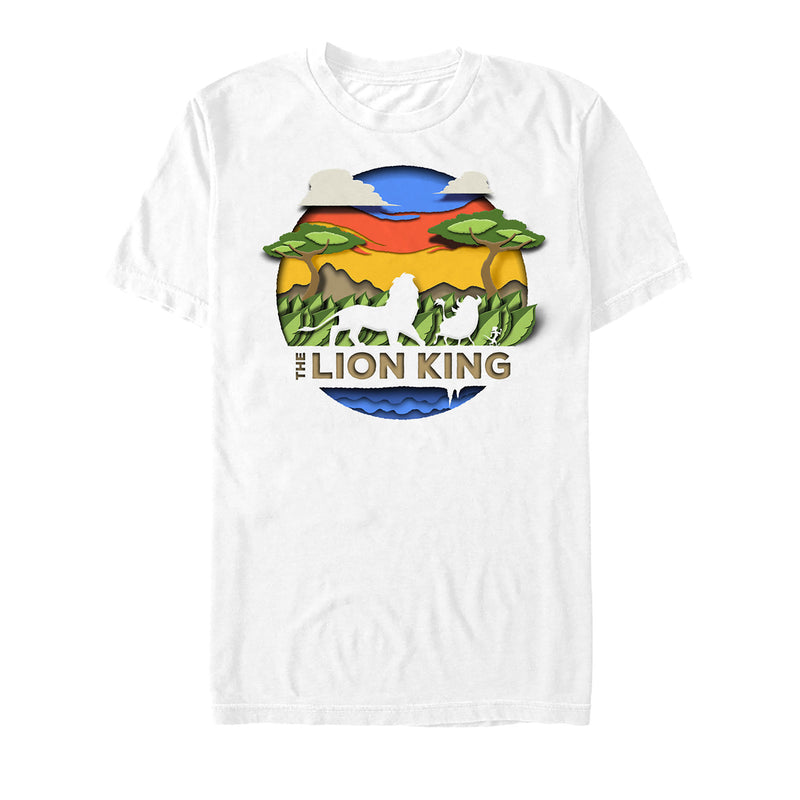 Men's Lion King Clear Savannah Title T-Shirt