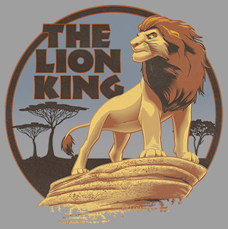 Boy's Lion King Retro Simba on Pride Rock T-Shirt