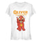 Junior's Oliver & Company Kitten Portrait T-Shirt