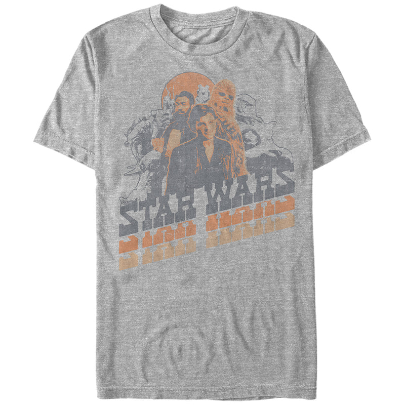 Men's Solo: A Star Wars Story Retro Characters T-Shirt