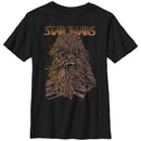 Boy's Solo: A Star Wars Story Chewie Hair Cartoon T-Shirt
