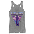 Women's Solo: A Star Wars Story L3-37 Neon Triangle Racerback Tank Top