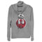 Junior's Star Wars The Last Jedi BB-8 Rebel Symbol Cowl Neck Sweatshirt