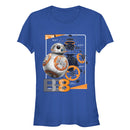 Junior's Star Wars The Last Jedi BB-8 Schematics T-Shirt