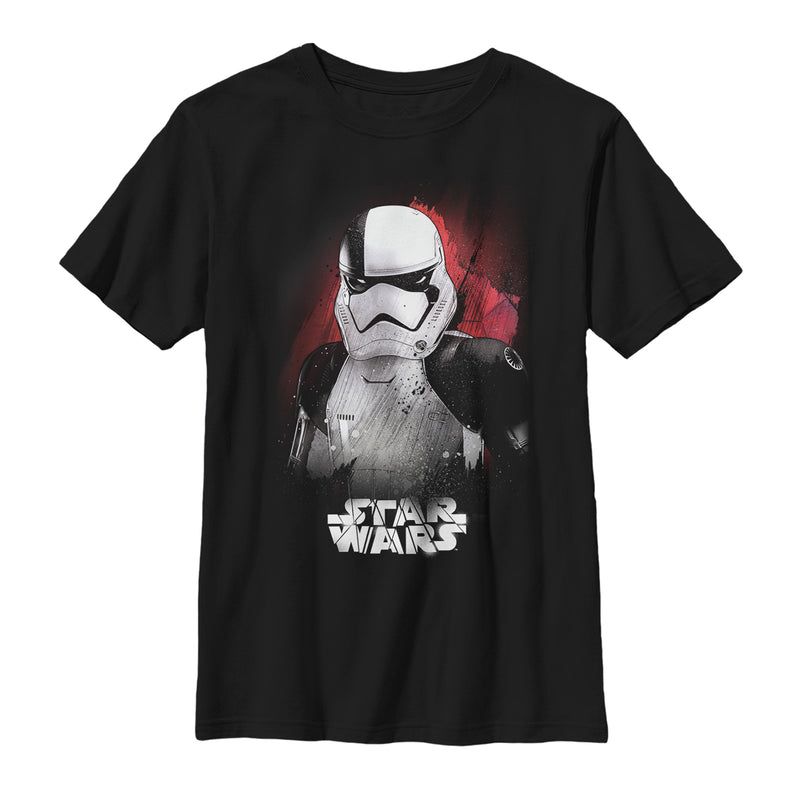 Boy's Star Wars The Last Jedi New Stormtrooper Profile T-Shirt
