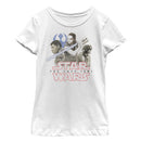 Girl's Star Wars The Last Jedi Distressed Rebels T-Shirt