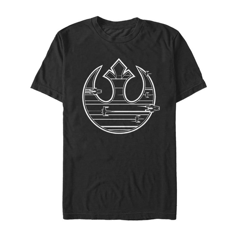 Men's Star Wars The Last Jedi Rebel Streak T-Shirt