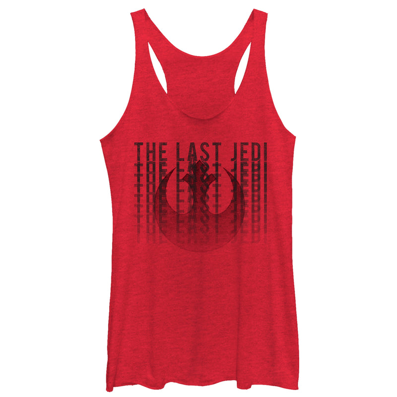 Women's Star Wars The Last Jedi Repeat Racerback Tank Top