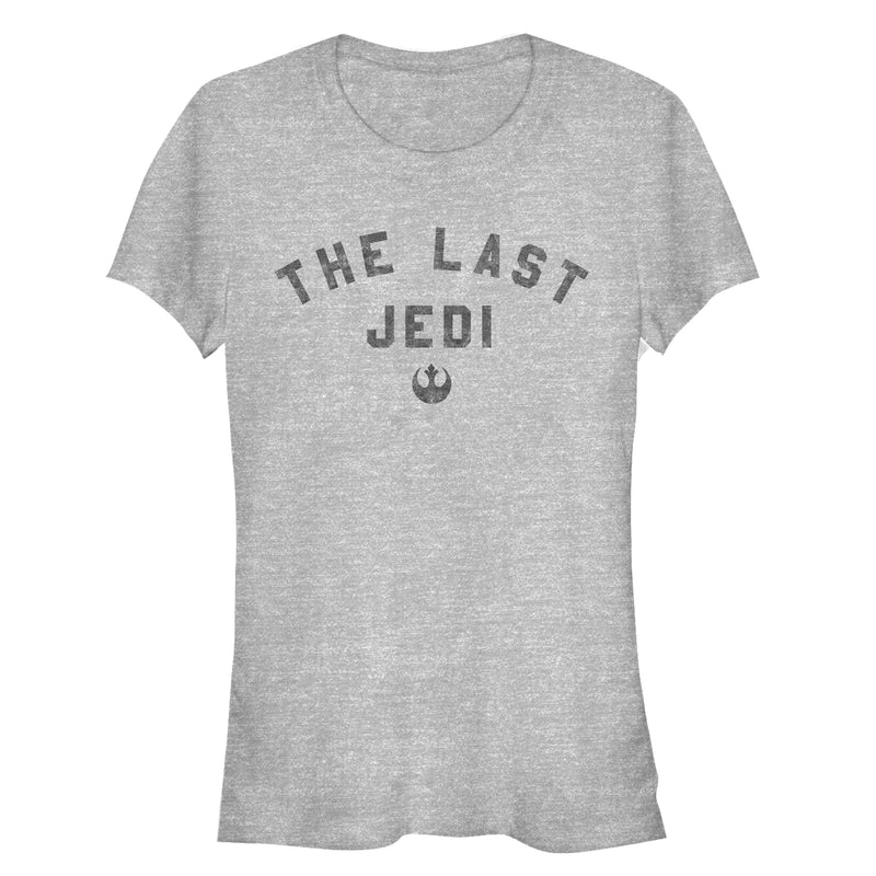 Junior's Star Wars The Last Jedi Classic Text T-Shirt