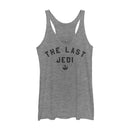 Women's Star Wars The Last Jedi Classic Text Racerback Tank Top