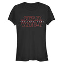 Junior's Star Wars The Last Jedi Sleek Logo T-Shirt