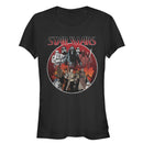 Junior's Star Wars The Last Jedi Character Circle T-Shirt