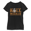 Girl's Star Wars The Last Jedi BB-8 Just Roll T-Shirt