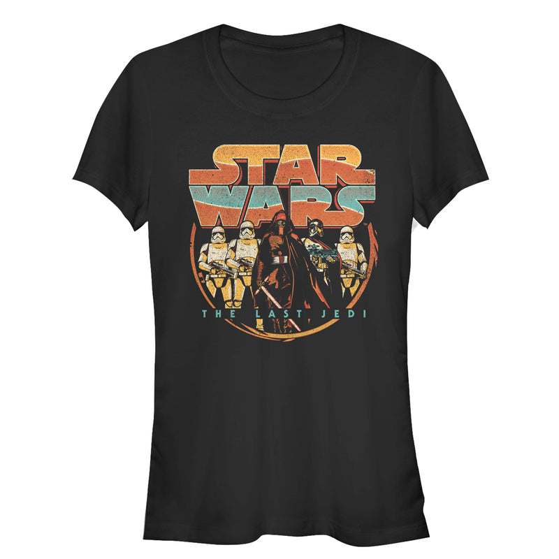 Junior's Star Wars The Last Jedi First Order Retro T-Shirt