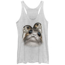 Women's Star Wars The Last Jedi Porg Eyes Racerback Tank Top