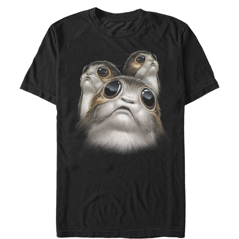 Men's Star Wars The Last Jedi Porg Eyes T-Shirt