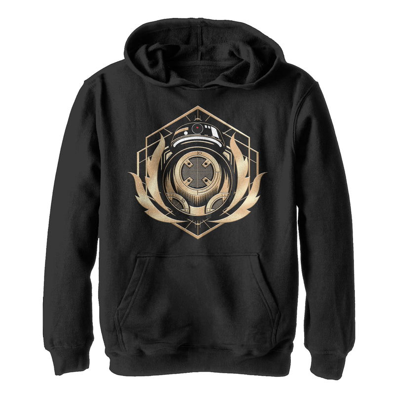 Boy's Star Wars The Last Jedi BB-9E Flames Pull Over Hoodie