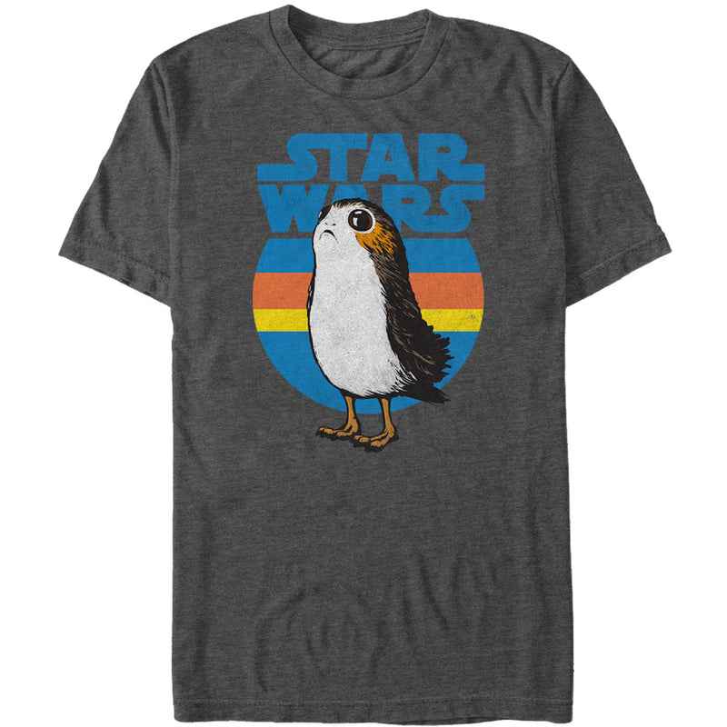 Men's Star Wars The Last Jedi Retro Porg T-Shirt
