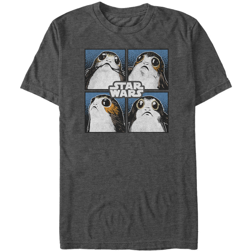Men's Star Wars The Last Jedi Porg Square T-Shirt