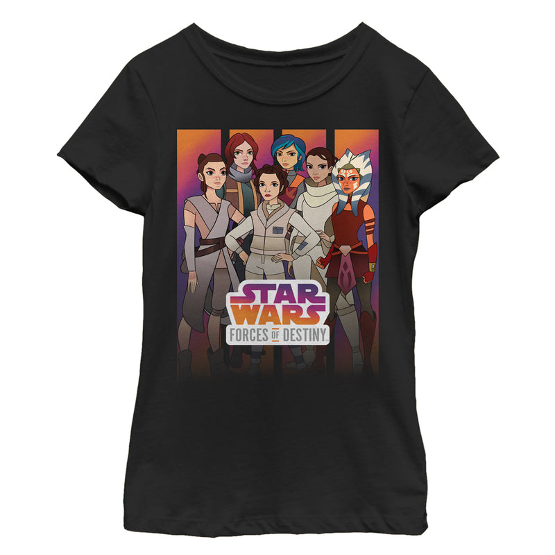 Girl's Star Wars: Forces of Destiny Group T-Shirt