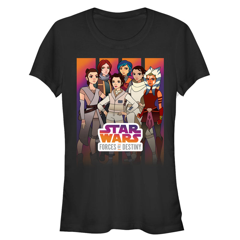 Junior's Star Wars: Forces of Destiny Group T-Shirt