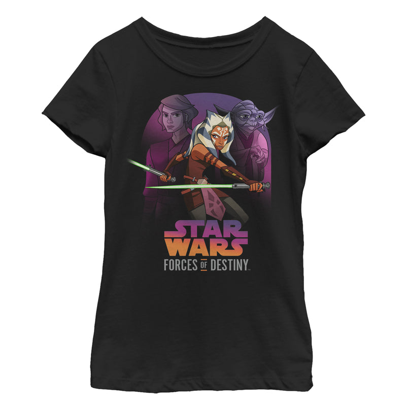 Girl's Star Wars Forces of Destiny Ahsoka Jedi T-Shirt