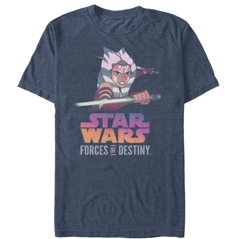 Men's Star Wars: Forces of Destiny Ahsoka Fight T-Shirt