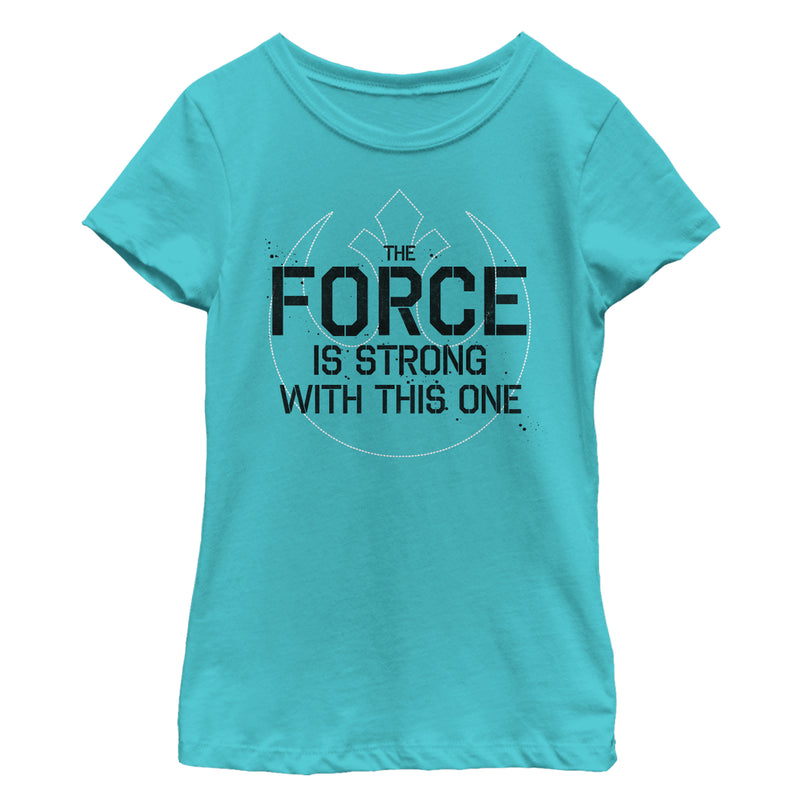 Girl's Star Wars Force is Strong with this One Phoenix T-Shirt