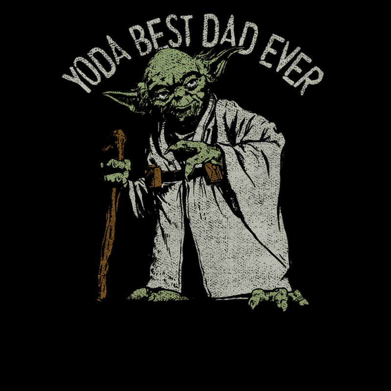 Men's Star Wars Yoda Best Dad Ever T-Shirt