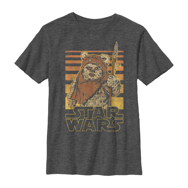 Boy's Star Wars Wicket Ewok Stripes T-Shirt