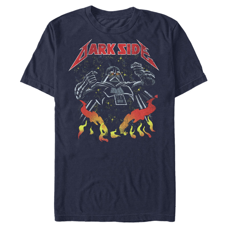 Men's Star Wars Darth Vader Metal Band T-Shirt