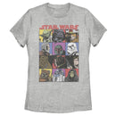 Women's Star Wars Comic Strip Cartoon Group T-Shirt