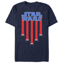 Men's Star Wars Fourth of July  TIE Fighter Stripes T-Shirt