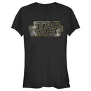 Junior's Star Wars Logo Hole T-Shirt