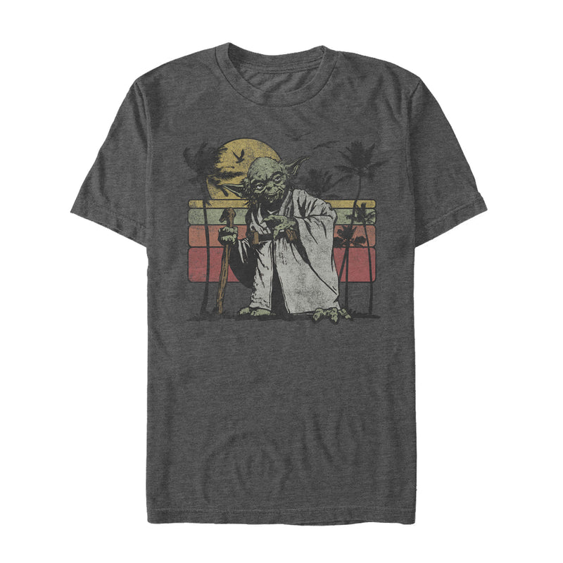 Men's Star Wars Tropical Yoda Stripe T-Shirt