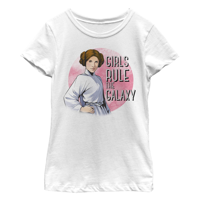 Girl's Star Wars Girls Run the Galaxy Cartoon T-Shirt