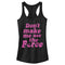 Junior's Star Wars Don't Make Me Use the Force Racerback Tank Top