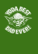 Men's Star Wars Father's Day Yoda Best Dad Ever T-Shirt
